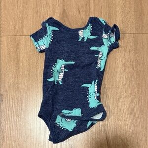 Carter's Navy Alligator Bodysuit